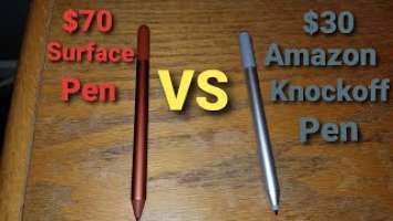 Microsoft Surface pen vs Amazon surface Pen knockoff