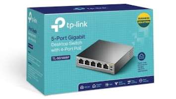 TP-Link 5 Port Gigabit Desktop PoE+ Switch | TL-SG1005P