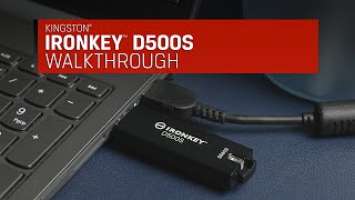 Kingston IronKey D500S Walkthrough