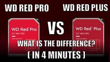 WD Red Plus vs WD Red Pro NAS Hard Drives - In 4 MINUTES!