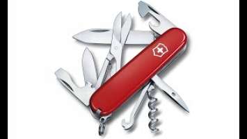 РАСПАКОВКА и ОБЗОР Швейцарского ножа VICTORINOX climber 1.3703 отменное качество (2160р 4К)