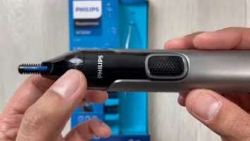 How to Use Philips Nose Ear And Eyebrow Trimmer NT3650/16 - NT3000