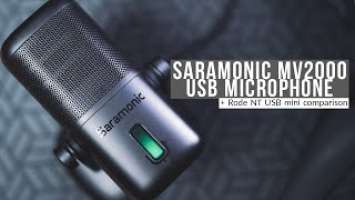 Saramonic MV2000 USB Microphone Review | Comparison vs Rode NT USB Mini | SR-MV2000 review