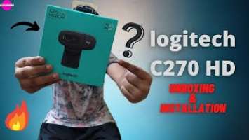 Best webcam under 2k | logitech C270 HD webcam ✨| Unboxing & Installation | VJVS