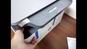 Unboxing Printer Laser HP 135 a Monochrome PSC (Print Copy Scan)