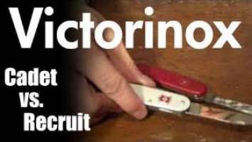 Victorinox Cadet vs. Recruit