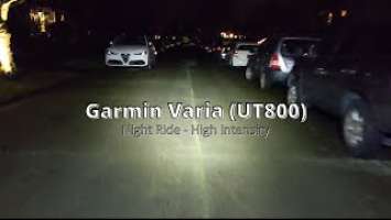 Garmin Varia Front Light (UT800) - Night Ride - High Intensity