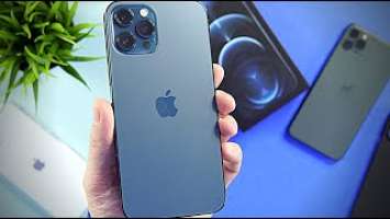 Apple iPhone 12 Pro Max Pacific Blue Unboxing - Simple and Fast Unboxing and first look!