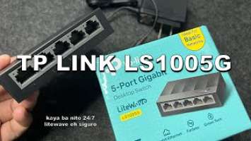 TP LINK LS1005 - UNBOXING + TEST