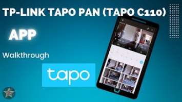 TP-Link Tapo Indoor Security Camera (C110) App Walk through