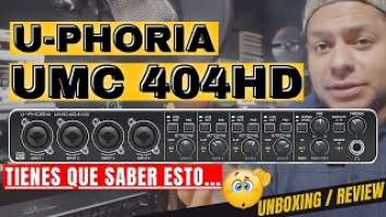 U-PHORIA UMC404HD | UNBOXING & REVIEW | INTERFAZ de AUDIO Behringer | ¿Ofrece lo esperado? -($200)