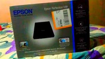 Epson Perfection V39 scanner Unboxing & Review - Complete Driver Installation Process in HINDI