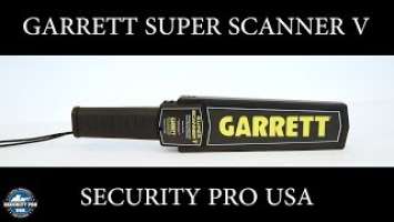 Metal Detector Garrett Super Scanner V