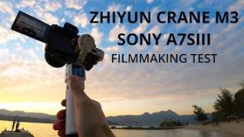 Zhiyun Crane M3 Tiny Gimbal - Filmmaking Test [Sony A7sIII + Gyro Stabilization]