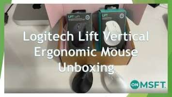 Logitech Lift Vertical Ergonomic Mouse Unboxing & Hands-On