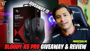 BLOODY X5 Pro GIVEAWAY & REVIEW | IndusTech.Pk