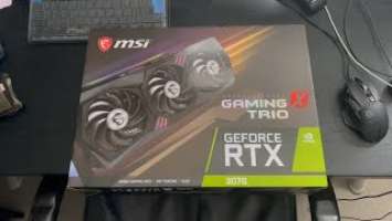 MSI GeForce RTX 3070 GAMING X TRIO Unboxing and Installation