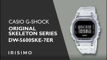 CASIO G-SHOCK ORIGINAL DW-5600SKE-7ER SKELETON SERIES | IRISIMO