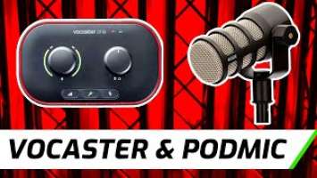 Focusrite Vocaster One & Rode Podmic | Setup & Demo