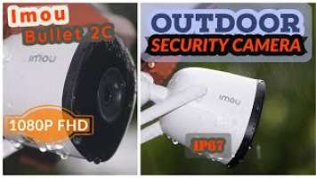 Dahua IMOU Bullet 2C (IPC-F22P) - Outdoor WiFi Security Camera unboxing  Review