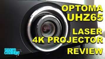 EYE BLINDING! Optoma UHZ65 Laser 4K Projector Review & Setup | Home Theater Upgrades