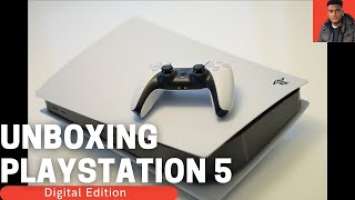 Sony PlayStation 5 Digital Edition Unboxing