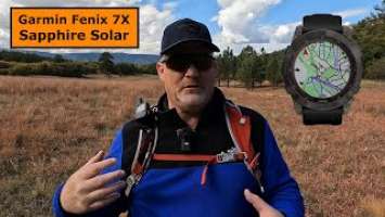 Garmin Fenix 7X Sapphire Solar Adventure Watch