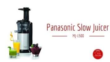 Panasonic Slow Juicer MJ-L500 Review