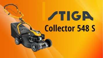 Обзор газонокосилки бензиновой Stiga Collector 548 S