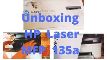 HP Laser Printer Model MFP 135a Unboxing / Laser MFP 135a Unboxing / HP Laser printer unboxing