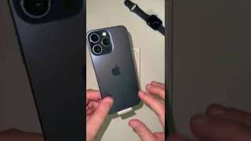 Apple iPhone 15 pro max unboxing (blue titanium)#iphone #apple #shorts