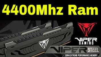 Patriot Viper Steel Series DDR4  4400MHz Performance Testing on Threadripper, Benchmark and Review