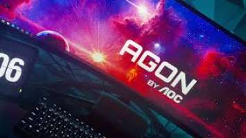 AOC AG493UCX 49inch Ultra Wide Monitor Unboxing