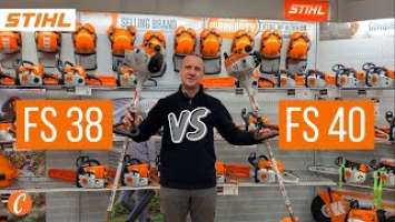 FS 38 vs FS 40 Stihl String Trimmer Comparison