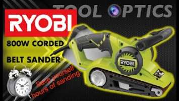 Cut your sanding time in half | Ryobi 800w Belt Sander EBS800V