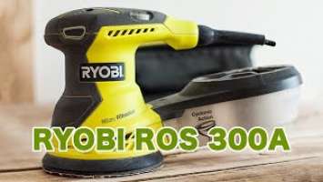 Обзор шлифмашинки Ryobi ros300a