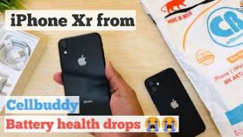 iPhone Xr from CellBuddy in 2022 | Battery health DROPS | Hindi | OPEN BOX