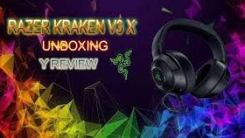 UNBOXING Y REVIEW RAZER KRAKEN V3 X HEADSET GAMING USB CON ILUMINACION CHROMA NEGRO