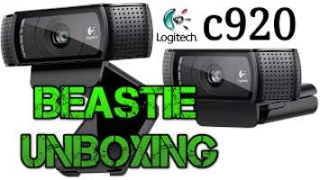 Logitech c920 1080p WebCam - Beastie UnBoxing