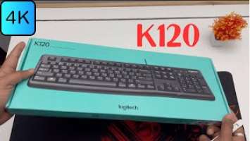 Logitech K120 keyboard || Unboxing || 4k