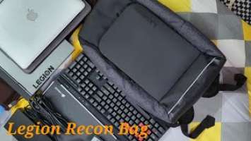 Lenovo LEGION Recon 15.6" Backpack Unboxing (2021) and First impression #lenovo #lenovolegion