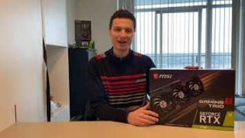 Unboxing MSI GeForce RTX 3090 GAMING X Trio 24GB GDDR6X Video Card