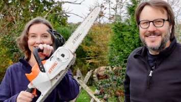 Stihl MSA 120C and MSA 140C battery-operated chainsaw review