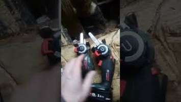 Bosch easycut12 and advancedcut18 micro chainsaws #shorts