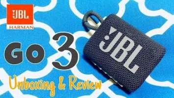 JBL GO 3 | Unboxing + Review and Sound Test