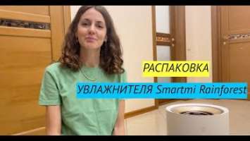 Распаковка увлажнителя Smartmi с эффектом тропического дождя!