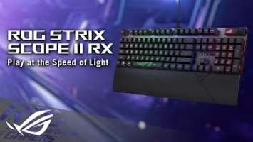 ROG Strix Scope II RX | Play at the Speed of Light | ROG