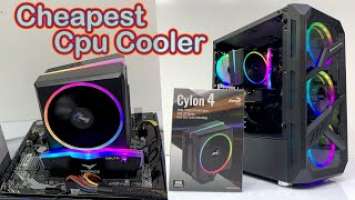 AeroCool Cylon4 Cheapest Cpu Cooler installation