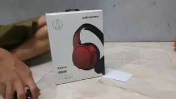 Unboxing Headphone audio-technica ATH-AR3BT promo price $55 or Rp.799.000