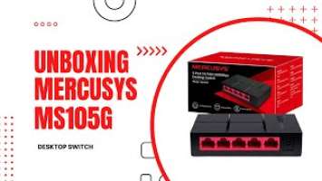 Mercusys 5-Port Gigabit Desktop Switch MS105G -  Unboxing